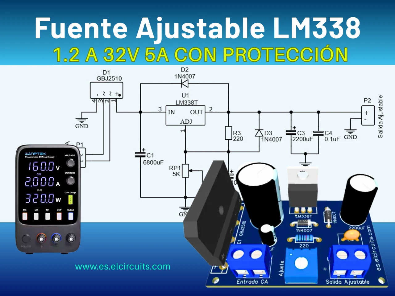 Fuente-Ajustable-LM338-1.2-32V-5A